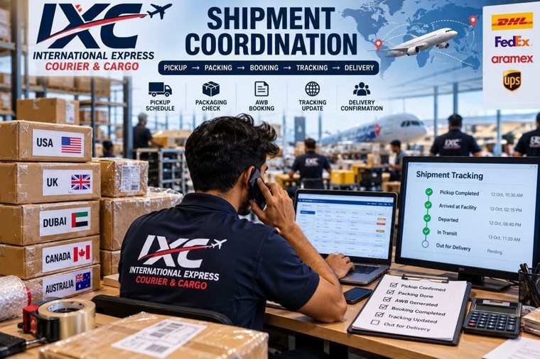 Warehouse inventory and shipment coordination